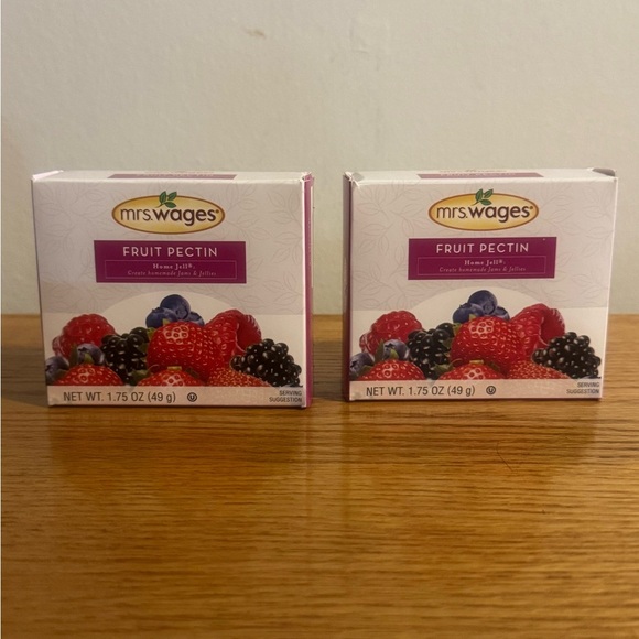 Mrs. Wages Fruit Pectin Home Jell 1.75oz Canning Gel Homemade Jam Set Of 2 - Picture 1 of 3